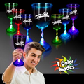 10 Oz. Light-Up Wine Glass with Clear Base